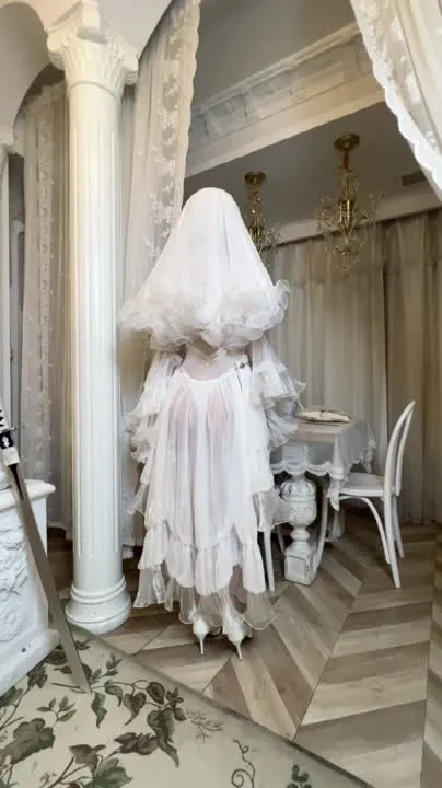 Cat Demon 喵崽 - 니어: 오토마타 2B 화이트 브라이드